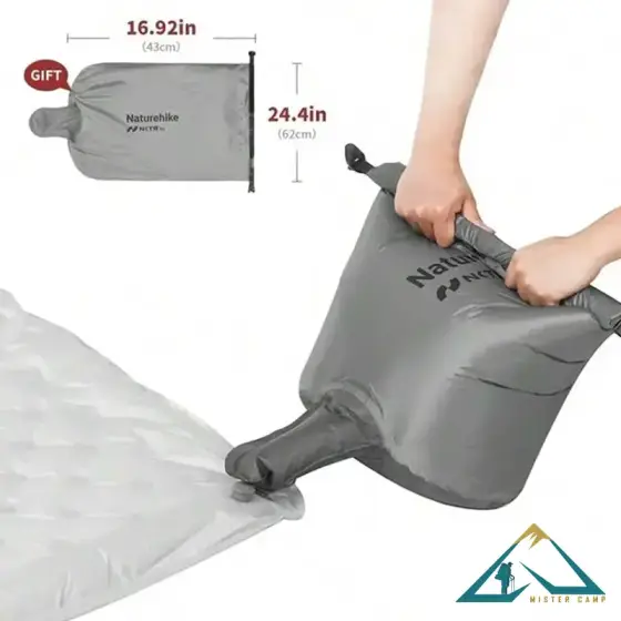 زیرانداز بادی کیسه خواب نیچرهایک‏ مدل CNK2450WS015‏