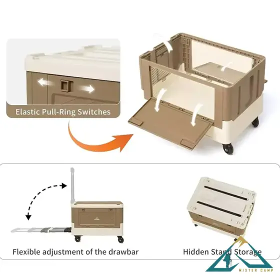 جعبه چرخ‌دار ذخیره‌سازی نیچرهایک مدل CNK2350XB012