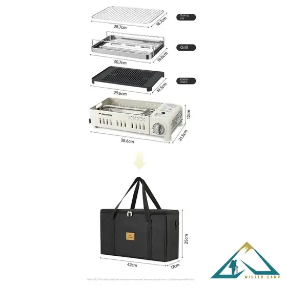 اجاق گاز چند منظوره بای ژو نیچرهایک مدل CNK2450CF033
