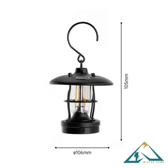 چراغ آویز کمپینگ رترو بلک داگ مدل BD-LYD010