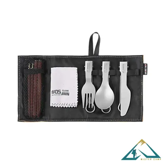 ست قاشق، چنگال، چاقو و چاپستیک تیتانیومی شاین تریپ مدل A589